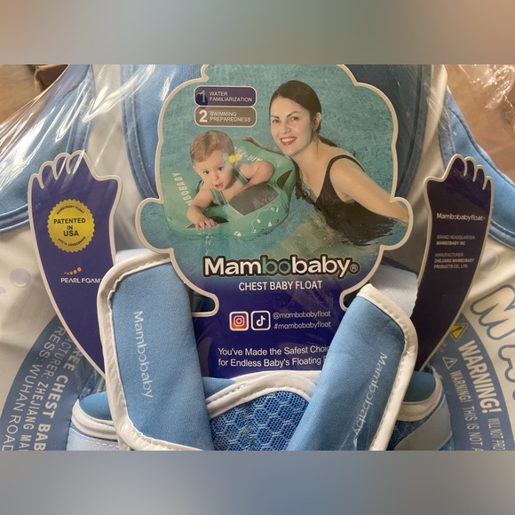 Mambobaby Float with Canopy Newest Size Improved Non Inflatable Infant Baby Pool - Picture 2 of 6